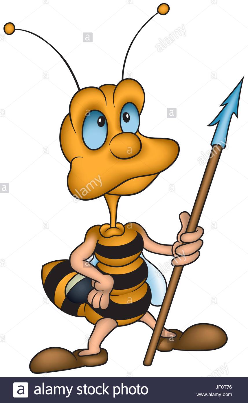 guard-wasp-honeybee-hornet-cartoon-insect-bee-isolated-comic-insect-JF0T76.jpg