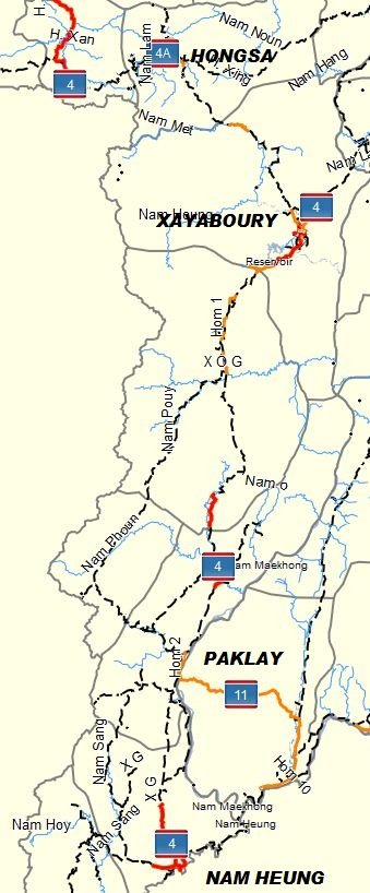 Hongsa via Xayaboury and Paklay to the Border with Thailand.JPG
