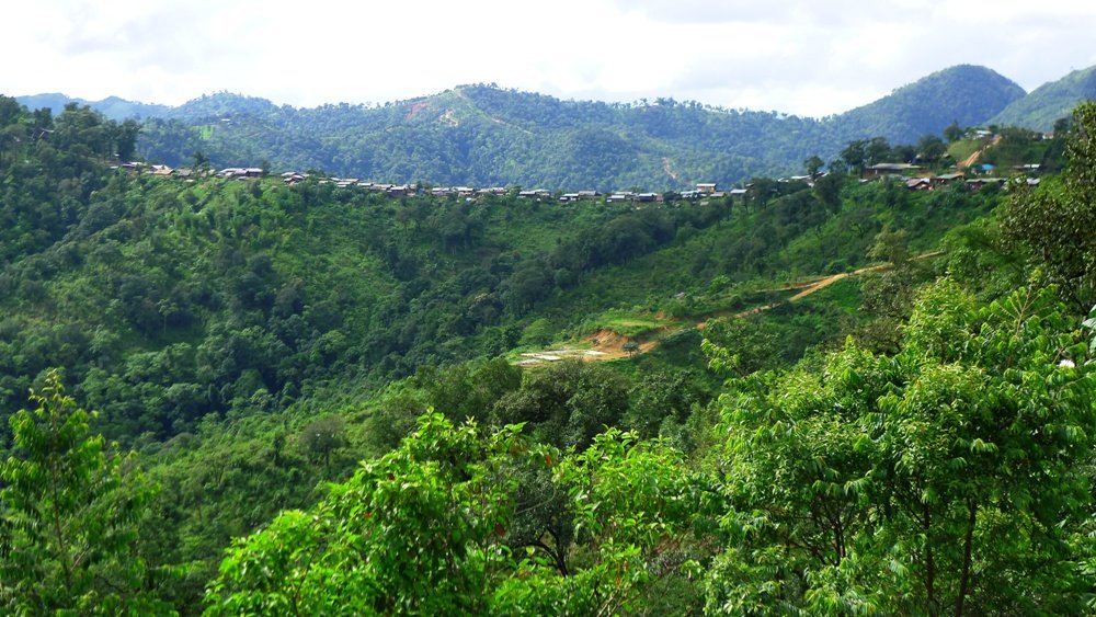 shan army camp on ridge.jpg shan army camp on ridge.jpg