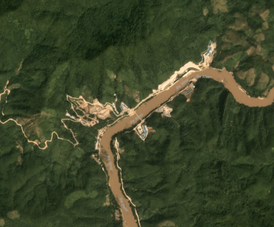Nam Ou 3 construction site with access road to the west to Rd 2509.JPG Nam Ou 3 construction site with access road to the west to Rd 2509.JPG
